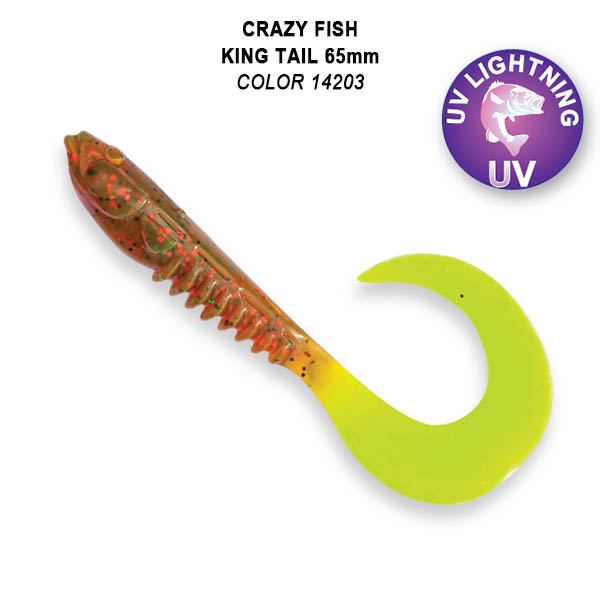 Crazy Fish King Tail 2.5″ — Ahven